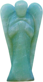 Jet Amazonite 2" Angel Gemstone Divine Spiritual Growth Awareness Inspiration Protection Powerful Gift Archangel