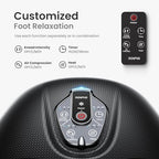 RENPHO Foot Massager Machine with Heat [2026 Upgraded], Fathers Day Dad Gifts for Men, FSA Eligible HSA Shiatsu Foot Massager for Plantar Fasciitis, Cordless Control, Gifts for Women, Black