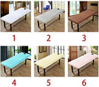 Massage Table Cover Sheet with Face Hole, Fitted Massage Couch Sheet for Beauty Salon Spa, Elastic Cord Edge Anti-Slip Design All-round Wrap in Polyester(White)