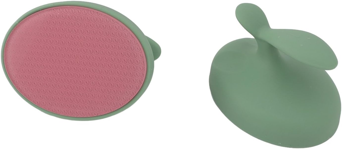 2pcs Glass Foot Callus Scrubber, Handheld Foot File for Dead Skin Removal, Durable Glass Pedicure Tool with Ergonomic Grip for Smooth Feet at Home or Salon (Green)