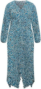 Avenue Women's Plus Size Eve Pleat Dress