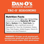 Dan-O's Tac-O Seasoning, 8.9 oz Bottle, All Purpose Taco Seasoning for Tacos, Quesadillas, Ground Beef, Guac and More, Sugar Free, Zero Calorie, Use this Spice Blend for a Flavorful Kick to Any Dish