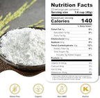 Quay Naturals Organic White Rice Flour, 2 lb, Finely Milled for Baking & Cooking - Gluten Free, Non GMO