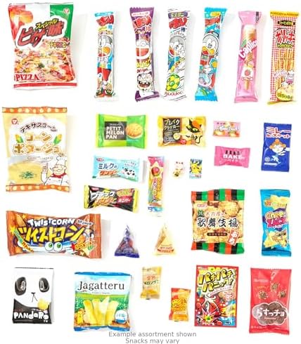 TokyoTreat Easter & Spring Japanese Snack Box – 30 Assorted Japanese Candy & Dagashi, Individually Wrapped Treats, Unique Gift Idea