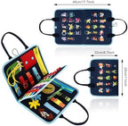 Fidget Blanket for Adults with Dementia,Dementia Activities for Seniors,Alzheimers Dementia Products for Elderly, Busy Board,Sensory Blanket for Autistic Autism.