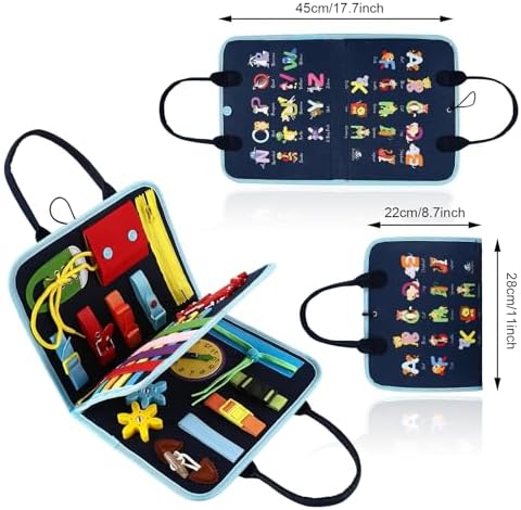 Fidget Blanket for Adults with Dementia,Dementia Activities for Seniors,Alzheimers Dementia Products for Elderly, Busy Board,Sensory Blanket for Autistic Autism.