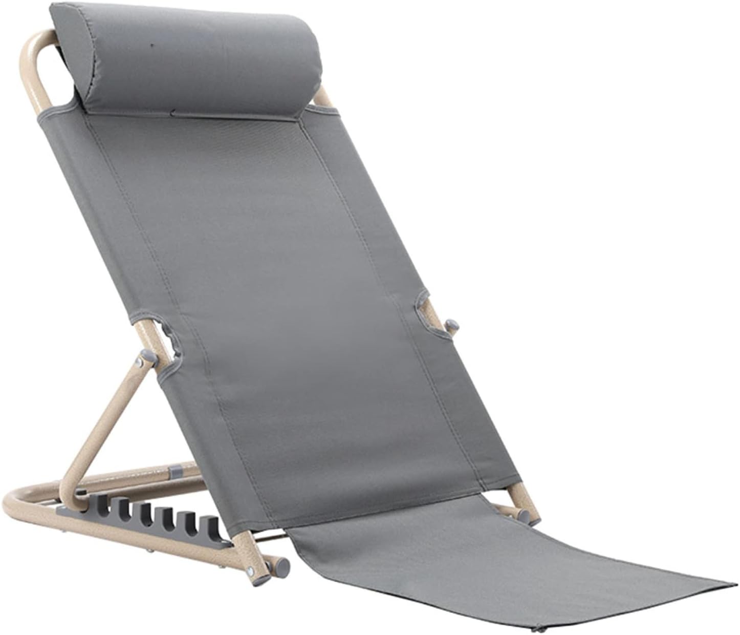 Bed Back Rest Adjustable Angle, Mobility Disability Support Aid,Sit Up Or Reclined Position, Includes Head Pillow, Read, Eat, Watch TV in Bed, for Eldery, Disabled, & Injured,Grey