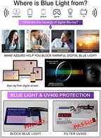 MARE AZZURO Progressive Multifocus Reading Glasses Blue Light Blocking Women Men Lightweight Multifocal Readers