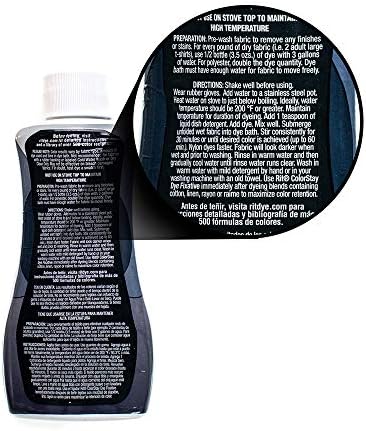 Rit DyeMore Single Bottle 7 Oz. Synthetic Liquid Fiber Dye for Clothing, Décor, and Crafts – Peacock Green