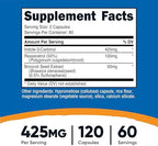 Nutricost Indole-3-Carbinol Supplement (425mg) 120 Capsules - 60 Servings