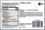 Yupik Sour Cherry Candies, 2.2 lb (35.2 oz), Cherry-Flavored Balls, Sweet & Tart, Chewy Red Gummies, Fun Treat, Sweet Candy, Delicious Snack, Ideal for Gifting, Holidays & Decorating