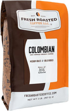Fresh Roasted Coffee,100% Colombian, 2 lb (32 oz), Medium Roast, Kosher, Whole Bean