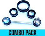 Double Aspheric Lens Combo, Black 20D 90D 78D, 4 Mirror Lens in Volk Case