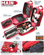 LIVANS 1000D First Aid Bag Empty Medical Ifak Pouch Molle EMT Pouches Rip-Away Tactical Military Trauma Emergency Medic Bag