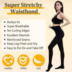 Medical Compression Pantyhose for Women Men, 15-20 mmHg Compression Tights, Closed Toe Graduated Compression Stockings, High Waist Compression Leggings, Support Hose for Varicose Veins, Edema