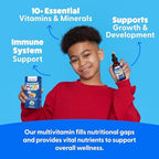Feel Great Vitamins Organic Multivitamin Liquid Drops for Toddlers & Kids | Daily Essential Nutrients for Healthy Growth | No Iron, Sugar-Free | USDA Organic, Vegan, Non-GMO, Gluten-Free | 2 Fl Oz