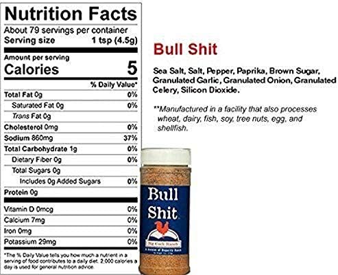Big Cock Ranch All-Purpose Premium Seasoning Special Shit, Bull Shit, and Good Shit
