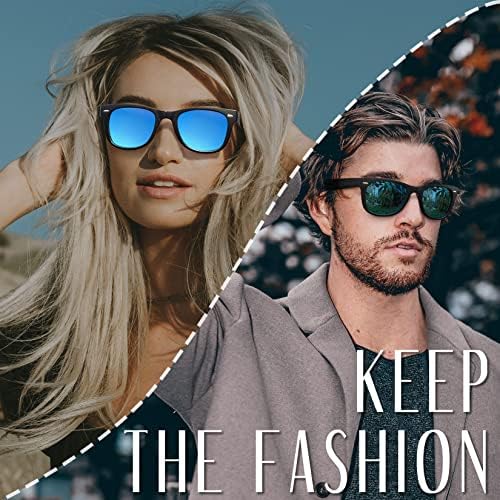 Joopin Square Sunglasses Polarized UV Protection Trendy Designer Sun Glasses Men Women