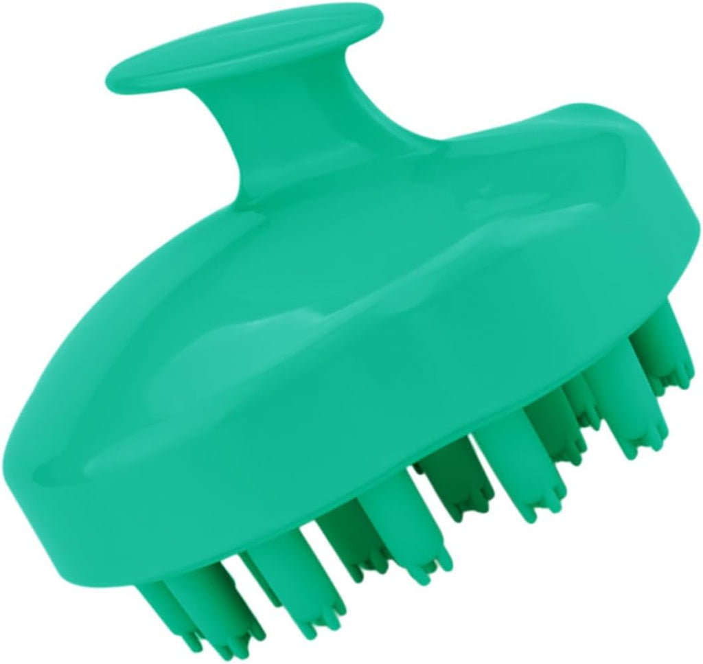 FRCOLOR Silicone Scalp Massage Brush Scrubber for Hair Washing Dandruff Removal and Relaxation for Home Use and Hair Care