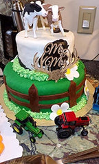 Mr and Mrs Cake Toppers Rustic Flower Tree Wood Wedding Party Engagement Decoration