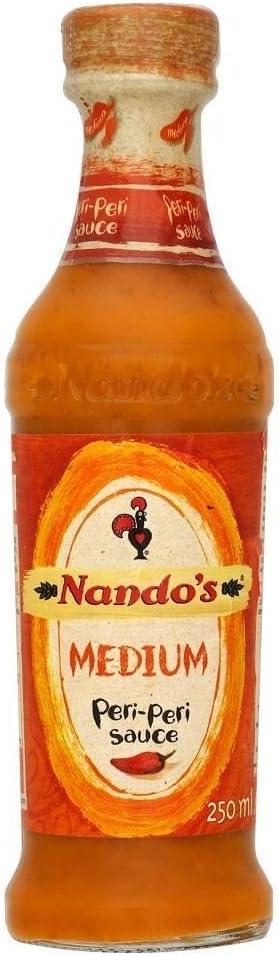 Nando's Medium Peri-Peri Sauce (250ml) - Pack of 2