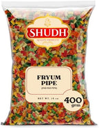 Shudh FRYUMS FAR FAR PIPE 400 GM ~ All Natural | Vegan | Gluten Friendly | Non-GMO