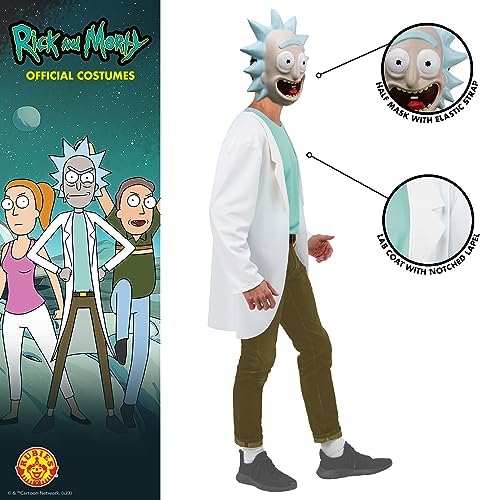 Rubies Rick And Morty: Rick Sanchez Costume for Adults, Men's