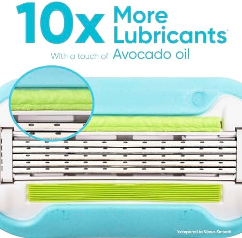 Gillette Venus Extra Smooth Womens Razor Blade Refills, 6 Count, Designed for a Close, Smooth Shave