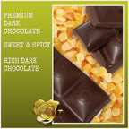 Chocolove Ginger Dark Chocolate Bars | 65% Cocoa | Infused with Crystalized Ginger Bits | Crafted with Premium Chocolate | Non GMO, Rainforest Alliance Certified, 3.2oz Bar (12 Pack)