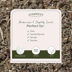 Starwest Botanicals Organic Horehound Herb - Dried White Horehound for Tea, Syrup, & Natural Herbal Blends, Cut & Sifted, Certified Kosher, Non-GMO - 4 oz Pouch