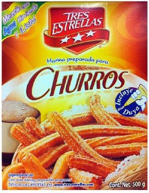 Tres Estrellas Churros Flour Mix 17.6 Oz (Pack of 2)