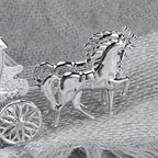 Toyvian Carriage Gift Box Plastic Candy Box for Wedding Party Gift Boxes Favors (Silver)