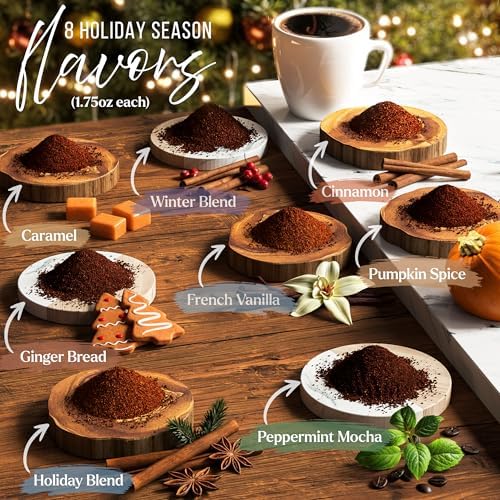 Coffee Gifts Set For Coffee Lovers - Ground Coffee Sampler Gift Set For Women & Men - Women Gift
