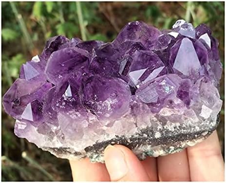 Health & Household Natural Amethyst Beautiful Purple Quartz Geode Crystal Cluster Specimen