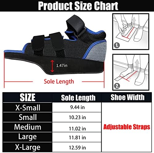 GHORTHOUD Post-op Shoes for Broken Toe Lightweight Shoes Medical Orthopedic Foot Brace Off-loading Healing shoe for Foot Surgery (X-Large)