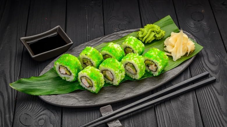 Wasabi Tobiko – Premium Green Flying Fish Roe with Mild Wasabi Crunch (50g Glass Jar)