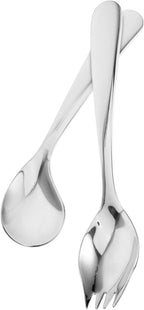 Adaptive Utensils Set Curved Utensil Angled Spoon and Fork Self Eating Feeding Assists Tableware Disabled Auxiliary Fork Training Aids for Elderly Patients