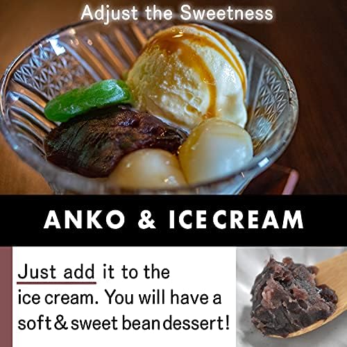 chaganju Red Bean Paste -Adzuki Beans, Japanese Mochi Rice Cake Sweets Anko, Mashed TSUBUAN, VEGAN & GLUTEN-FREE 17.6OZ(500g)