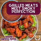 Ground Chipotle Powder | All Natural | Non GMO | 1.7 oz | Hand Crafted | Gourmet Spice | Small Batch | Ultra Premium | GLP-1 Friendly | Artisanal Rub | Single Ingredient Seasoning | Magnetic Tin | Gustus Vitae