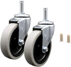 Service Caster Brand – Compatible with/Replacement for – Janitor Cleaning Carts – Fits Most Rubbermaid Janitorial Carts