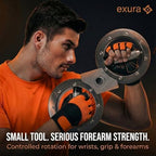 Exura Spinning Rotator Burn Machine – Forearm Exerciser & Boxing Arm Rotation Trainer with Adjustable Resistance for Shoulder Mobility, Rotator Cuff Rehab & Physical Therapy, Titan Strength Training