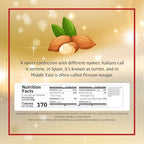 Sperlari Dark Chocolate & Hazelnuts - Soft Nougat and Nuts Chocolate Candy Bar - Holiday Sweet Treat Traditional Italian Candy - Chocolates For Gifting - 5.29oz (150g) 1 Pack