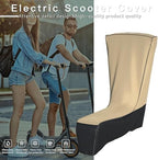 Electric Scooter Cover Waterproof Outdoor - 300W-3000W All Season Universal Fit, Heavy Duty Oxford Fabric, Dustproof Windproof, Better Fit Design (Khaki & Black, 54X28X52)