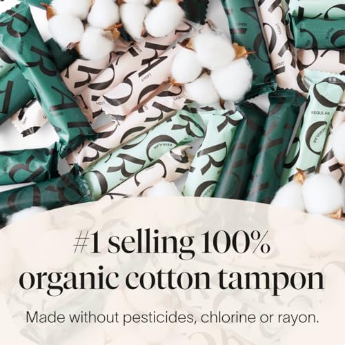 Cora Organic Cotton Tampons (36 Light Tampons)