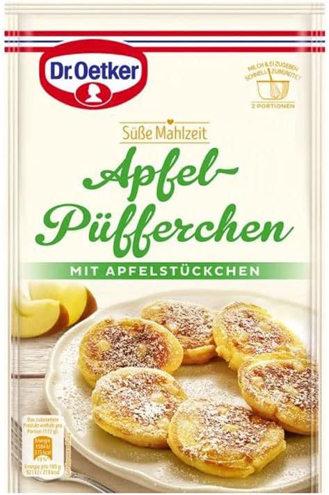 Dr. Oetker Apfel Puefferchen (Apple Pancakes) 152g