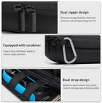 Nincha Electric Shaver Case for Braun Series 3, Series 5, Series 7, Series 9 Electric shavers - Hard shell EVA Travel Case - Powered Shaver Protective Bag (Black)