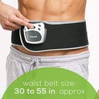 Beurer EM38 Lower Back Pain Relief Belt, TENS Unit Muscle Stimulator | 4 Electrodes | Adjustable & Breathable | Women & Men | Fits 30”-55” Waist | Lower Back Support, Lumbar Support, Back Brace Belt