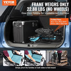 VEVOR Wheelchair, Durable Aluminum Alloy Ultra-Lightweight Wheelchairs, Portable Wheelchair with Flip-Back Desk-Length Arms, 3-Position Adjustable Footrests, 18-Inch Wide Seat, 250lbs Weight Capacity