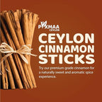Pixmaa Ceylon, Cinnamon Sticks 3 oz (85g) – True or Real Ceylon Cinnamon Quills from Sri Lanka | Premium Grade, Ceylon Cinnamon Sticks for Tea, Baking, Cooking, and Spice Blends