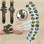 RAYCHY Dinosaur Watch Flashlight Projector Toys Animal Pattern Torch Educational Toys Gift